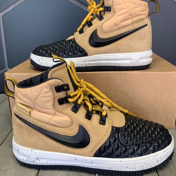 nike lunar force 1 duckboot metallic gold